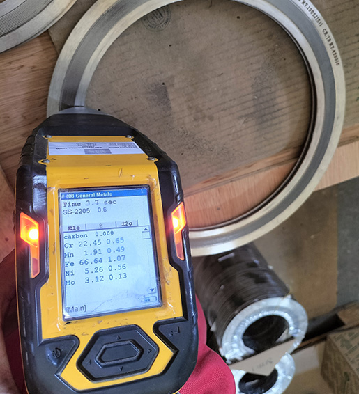 Positive Material Identification (P.M.I)